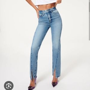 GOOD AMERICAN - GOOD BOY TWIST SLIT Size 4 / 27